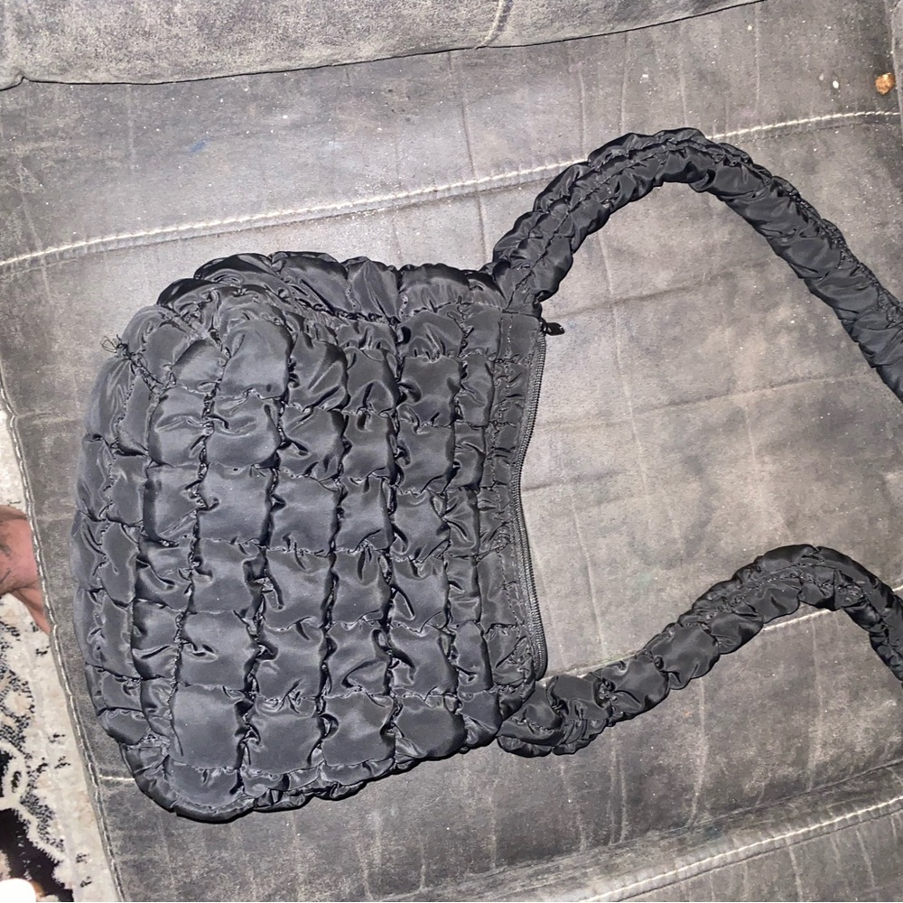 Black Quilted Women's Bag
